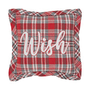 Gregor Plaid Wish Pillow 12x12