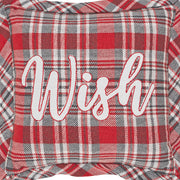 Gregor Plaid Wish Pillow 12x12