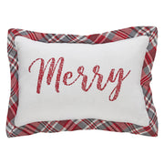 Gregor Plaid Merry Pillow 9.5x14