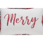 Gregor Plaid Merry Pillow 9.5x14