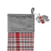 Gregor Plaid Stocking 12x20