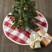 Annie Red Check Tree Skirt 24