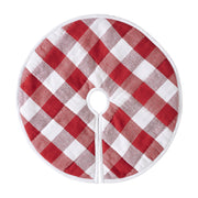 Annie Red Check Tree Skirt 24