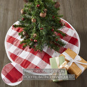 Annie Red Check Tree Skirt 24