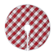 Annie Red Check Tree Skirt 36