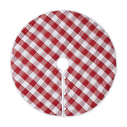 Annie Red Check Tree Skirt 48