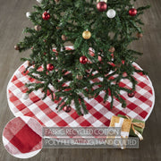 Annie Red Check Tree Skirt 48