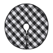 Annie Black Check Tree Skirt 36