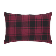 Cumberland Red Black Plaid Merry Christmoose Pillow 14x22