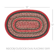 Forrester Indoor/Outdoor Oval Placemat 13x19