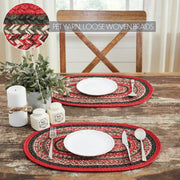 Forrester Indoor/Outdoor Oval Placemat 13x19