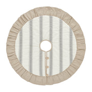 Grace Grain Sack Stripe Tree Skirt 36