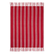 Arendal Red Stripe Woven Throw 50x60