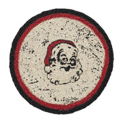 Jolly Ole Santa Jute Trivet 8 inch Diameter