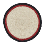 Jolly Ole Santa Jute Trivet 8 inch Diameter