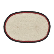 Jolly Ole Santa Jute Oval Placemat 10x15