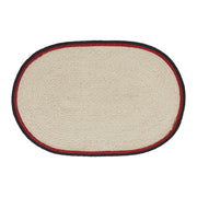 Jolly Ole Santa Jute Oval Placemat 13x19