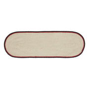 Jolly Ole Santa Jute Oval Runner 12x36