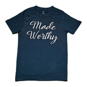 Made Worthy T-Shirt, Navy Melange, Large