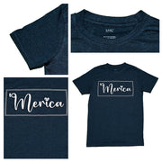 Merica T-Shirt, Navy Melange, Large