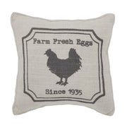 Finders Keepers Chicken Silhouette Pillow 6x6