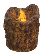 Dripped Pillar - Burnt Mustard - 3"