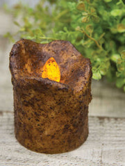 Dripped Pillar - Burnt Mustard - 3"