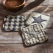 My Country Patchwork Pot Holder Set of 3 8x8