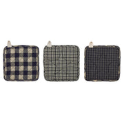 My Country Patchwork Pot Holder Set of 3 8x8