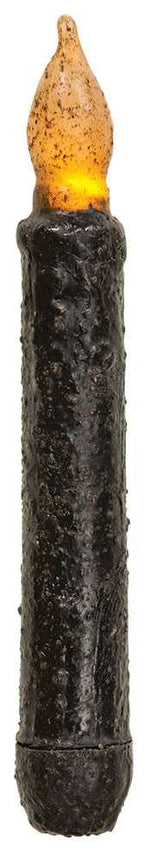 Black Timer Taper Candle - 6"