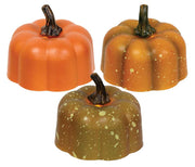 Pumpkin Tealight  (3 Count Assortment)