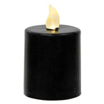 Black Gloss Pillar Candle - 2.5" Dia.