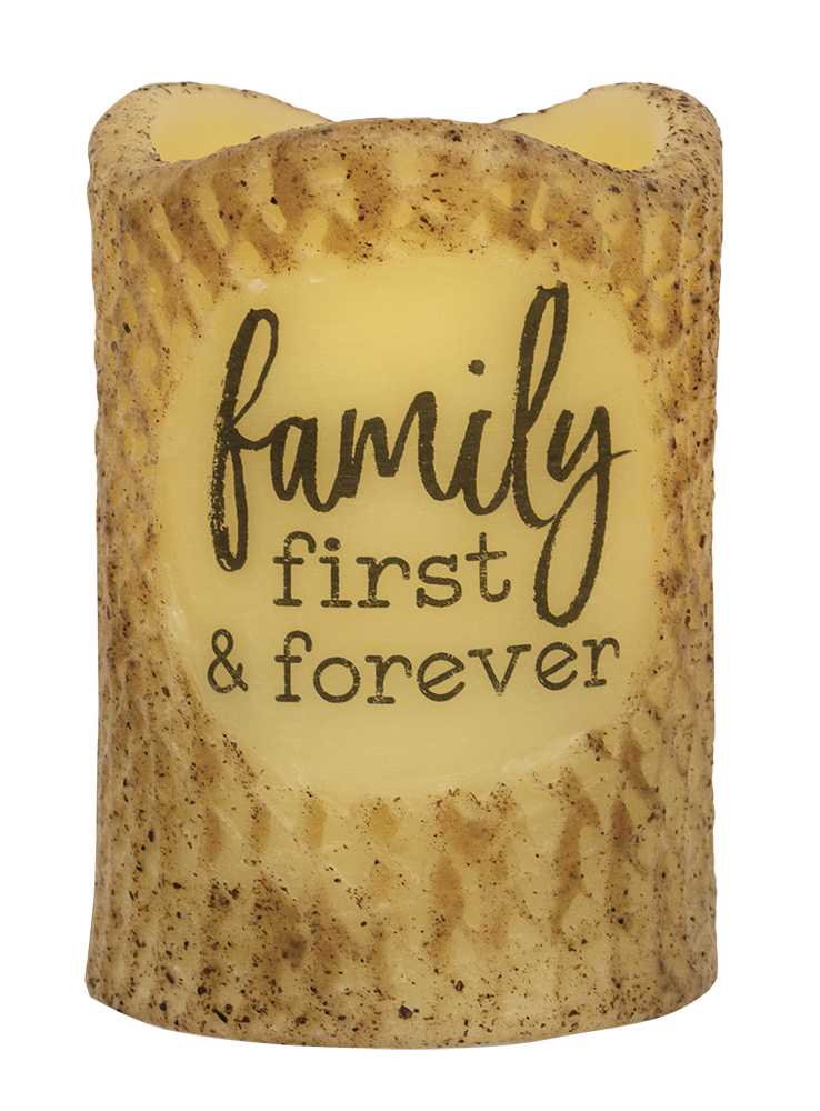 Family First Forever Timer Pillar