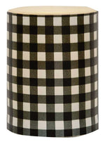 Black Small Buffalo Check Timer Pillar