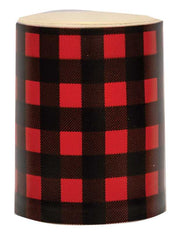 Red Large Buffalo Check Timer Pillar