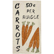 Carrot Wooden Sign 15x8