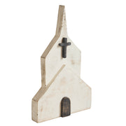 Wooden Block Church 10x6x1