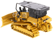 CAT Caterpillar D5 LGP Track Type Tractor Fire Dozer Yellow with Operator "High Line" Series 1/50 Diecast Model by Diecast Masters