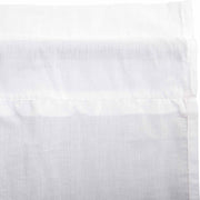 White Ruffled Sheer Swag Set of 2 36x36x16