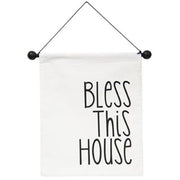 Bless This House Fabric Wall Hanging