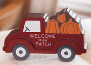 Pumpkin Patch Red Truck Chunky Sitter