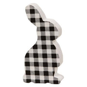 Black & White Buffalo Check Chunky Bunny