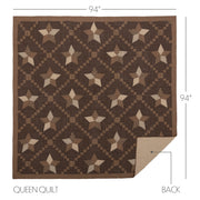 Farmhouse Star Queen Quilt 94Wx94L