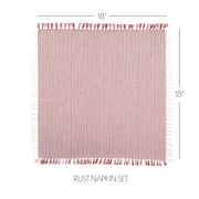 Ashton Rust Napkin Set of 6 18x18