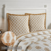 Avani Gold Fabric Euro Sham 26x26