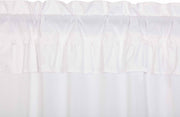 Muslin Ruffled Bleached White Tier Set of 2 L24xW36