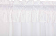 Muslin Ruffled Bleached White Tier Set of 2 L36xW36
