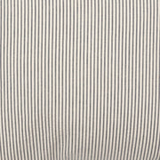 Hatteras Seersucker Blue Ticking Stripe Fabric Euro Sham 26x26