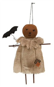 Patches Pumpkin Girl Ornament