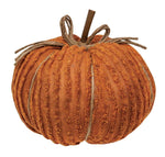 Chenille Pumpkin - 8" Orange